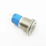 Comutator / Intrerupator metalic auto - ON si OFF, iluminat cu led galben, tip III Comutator / Intrerupator metalic auto - ON si OFF, iluminat cu led galben, tip III